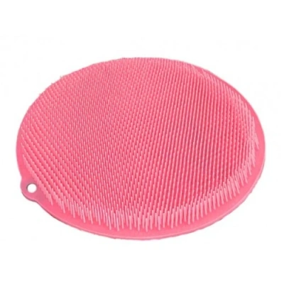 HERŞEYTREND Yuvarlak Vantuzlu Banyo Sırt Kese Matı 26 cm