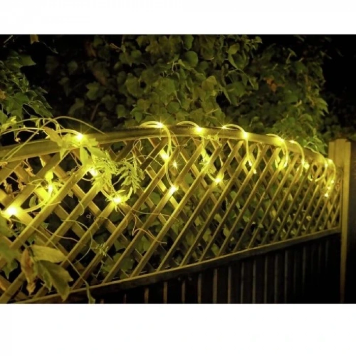 HERŞEYTREND 10 Metre Güneş Enerjili Hortum LED Işık