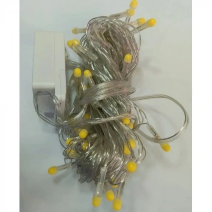 HERŞEYTREND 10m 100 LED Damla Uçlu Gün Işığı Şeffaf Kablo