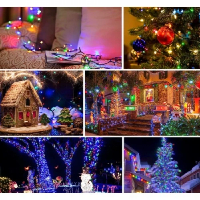 HERŞEYTREND 11m 100 LED Solar RGB Işık