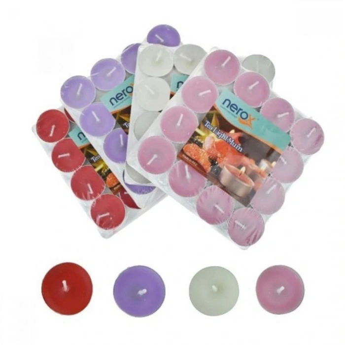 16li Kırmızı Tea Light Mum