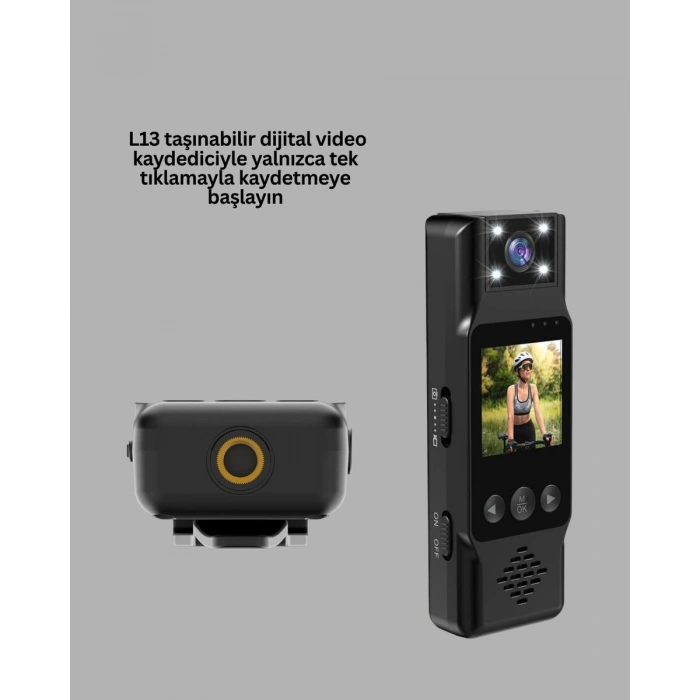 180° Dönebilen Lensli 1080P Mini Kamera
