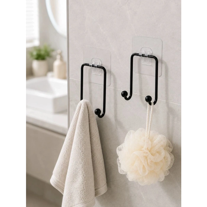 2li Yapışkanlı Duvar Askısı Mutfak Banyo Ve Ev İçin Askılık