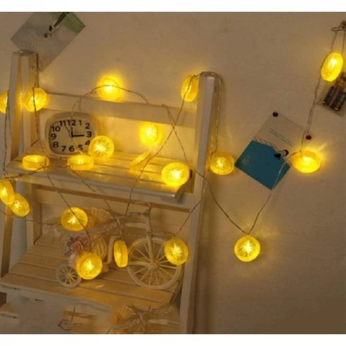 HERŞEYTREND 2m 10 Led Pilli Limon Işık