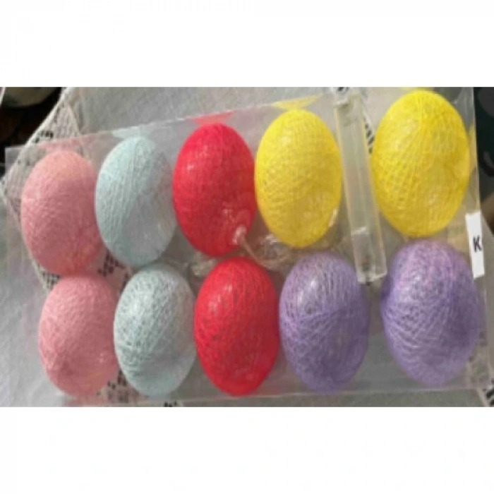 HERŞEYTREND 2m 10 LED Renkli Top Lamba