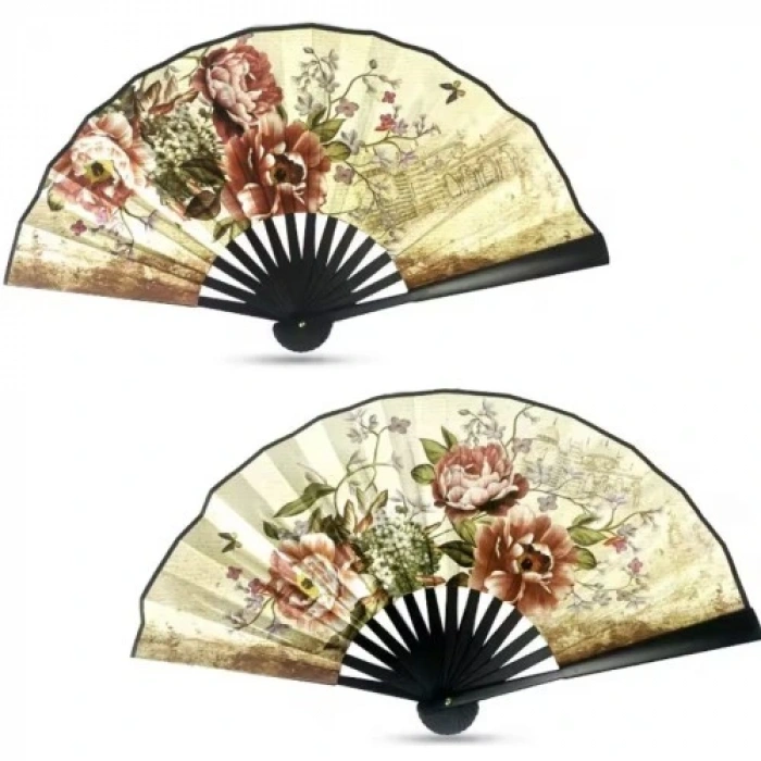 HERŞEYTREND 12li 3 Model Desenli Yelpaze Seti