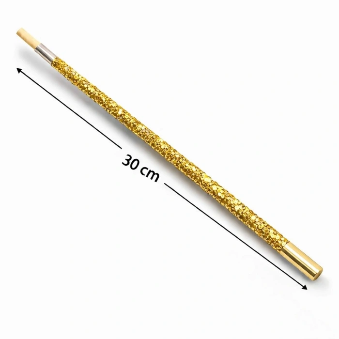 30 Cm Altın Gold Payetli  Tutacağı – 1920’ler Gatsby Parti Aksesuarı