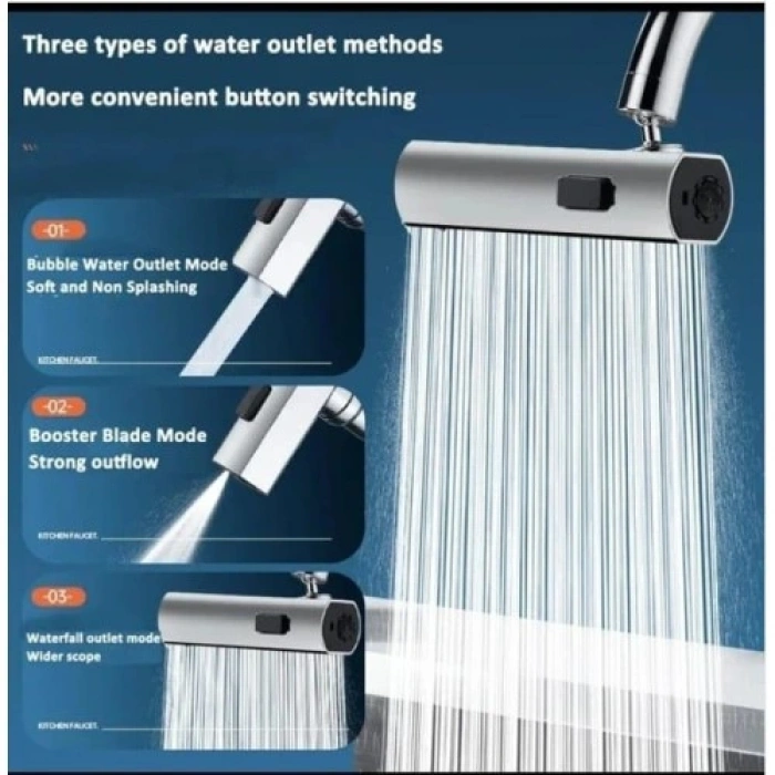 HERŞEYTREND 360 Derece Döner Musluk Başlığı