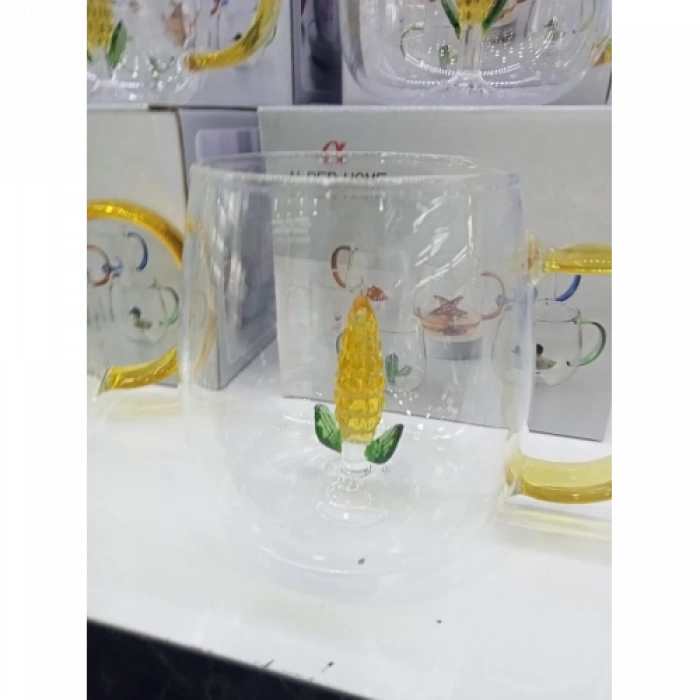 HERŞEYTREND 3D Mısır Figürlü Kupa Bardak