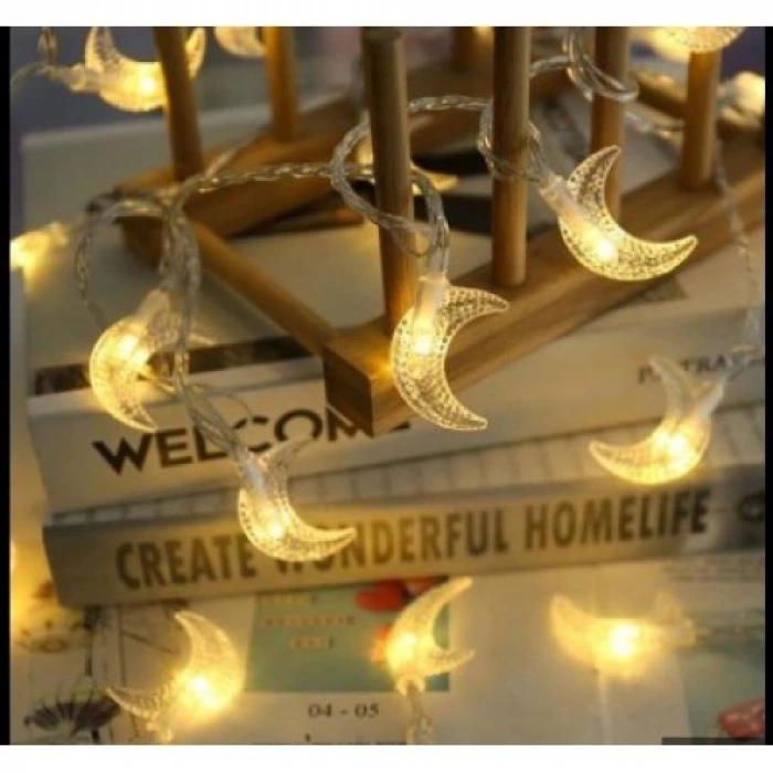 HERŞEYTREND 3m 20 LED Ay Figürlü Gün Işığı Lamba