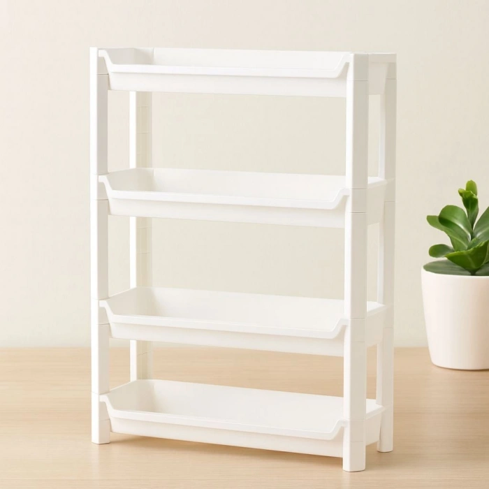 4 Katlı Sepet Organizer Raf Düzenleyici