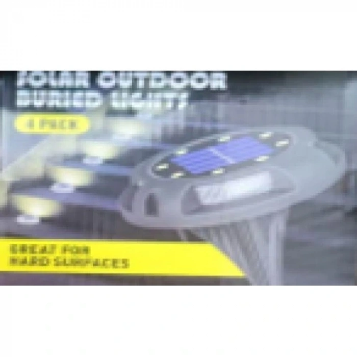 HERŞEYTREND 4lü Solar Panelli Kazıklı RGB Zemin LED (Güneş Enerjili)