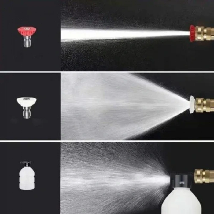 HERŞEYTREND 48V Şarjlı Çift Bataryalı Taşınabilir Basınçlı Yıkama Sulama Tabancası