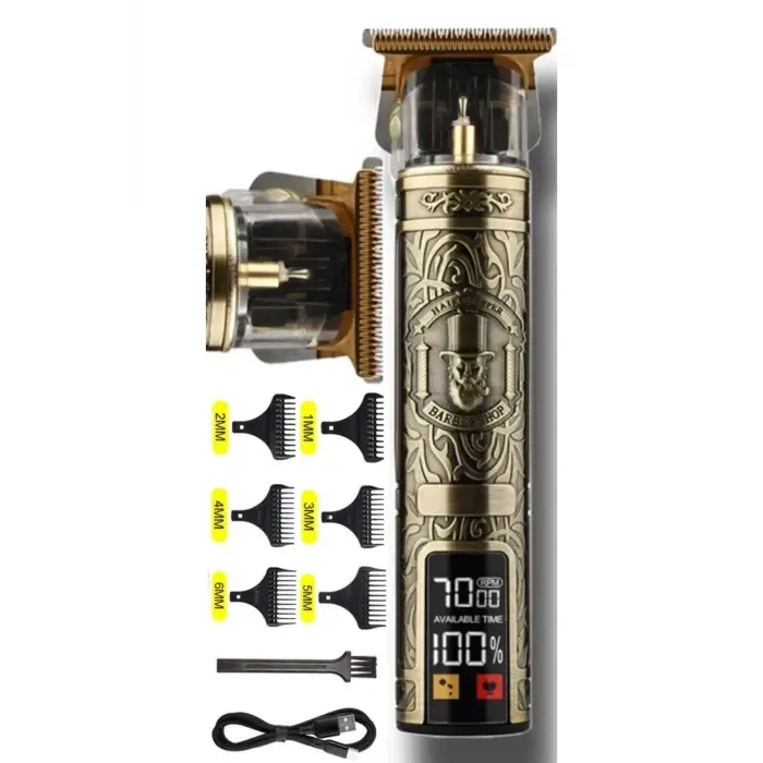 Profesyonel Saç Sakal Ense Vücut Lazer Öncesi Kuaförlere Özel Tıraş Makinesi Demir Kasa