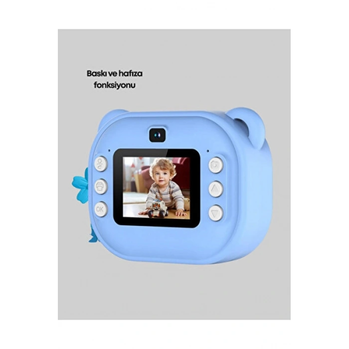 HERŞEYTREND Anında Baskı Özellikli Şipşak Kamera – 24MP HD Çift Lensli, 32GB Hafızalı