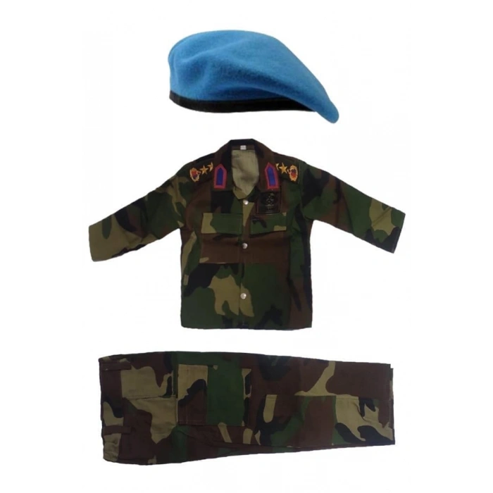 HERŞEYTREND Çocuk Asker Kıyafeti Single (USA)