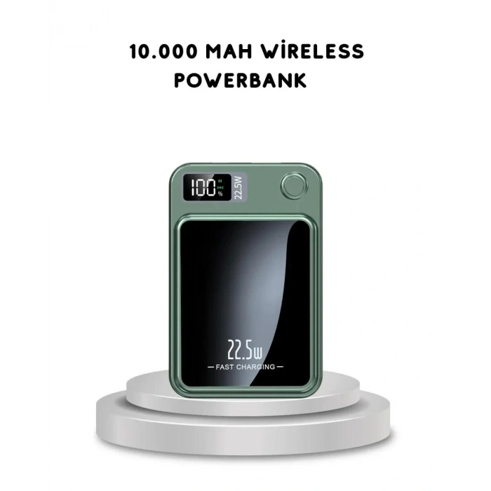 HERŞEYTREND MagSafe Powerbank Kablosuz Şarjlı ve 22.5W Hızlı Şarj Destekli