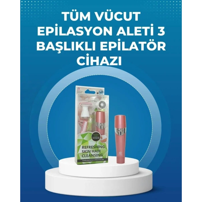 HERŞEYTREND Pembe Epilasyon Cihazı – Acısız Tüy Temizliği