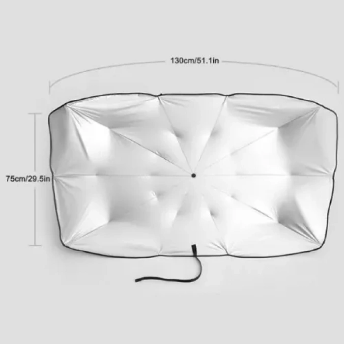 HERŞEYTREND Araba Ön Cam Güneşlik Şemsiye
