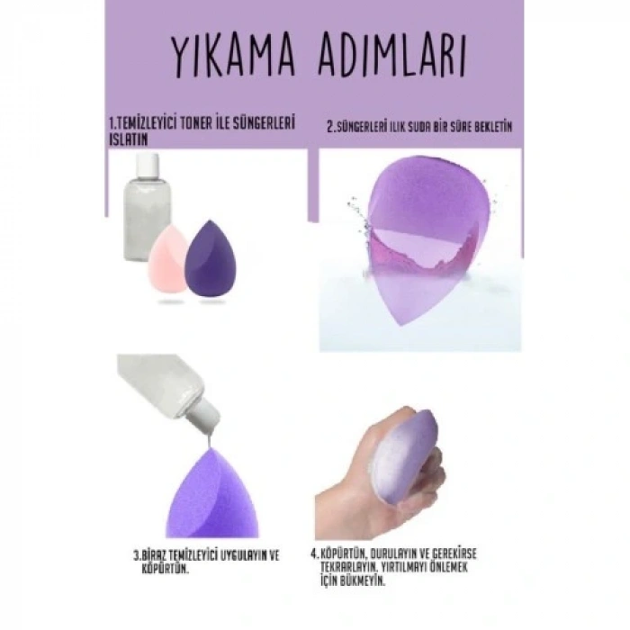 HERŞEYTREND Armut Sünger Seti 4 Adet