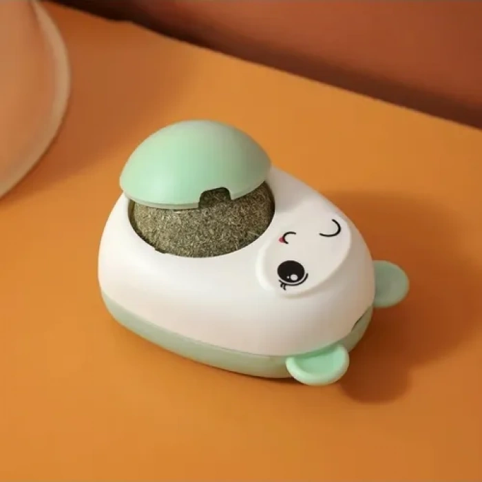 HERŞEYTREND Ayıcıklı Kedi Otu Yalama Topu