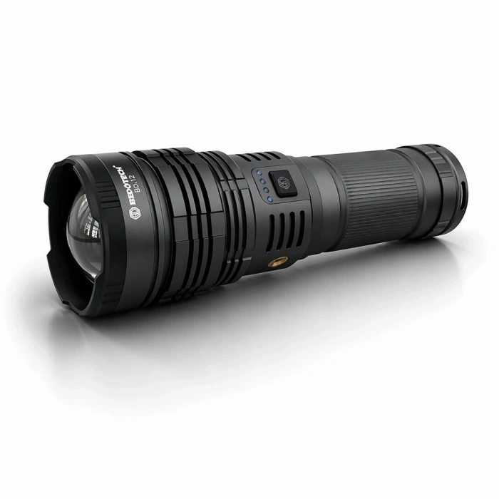 Bedotech Bd-12 60w Tg Led Alüminyum Alaşımlı Zoomlu Type-c Şarjlı El Feneri