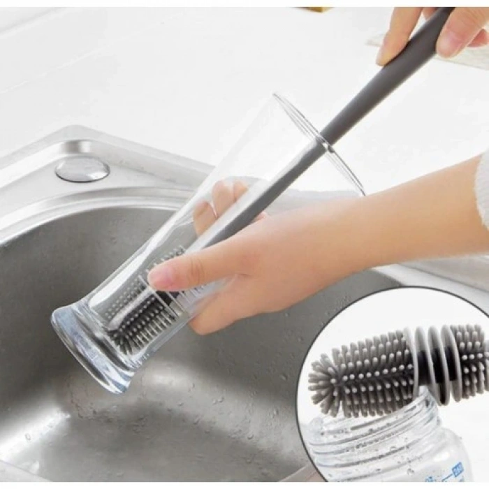 HERŞEYTREND Biberon Vazo Kavanoz Termos Temizleme Fırçası