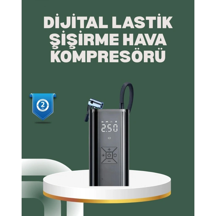 Bisiklet, Motosiklet ve Araçlar İçin Çok Amaçlı Hava Pompası
