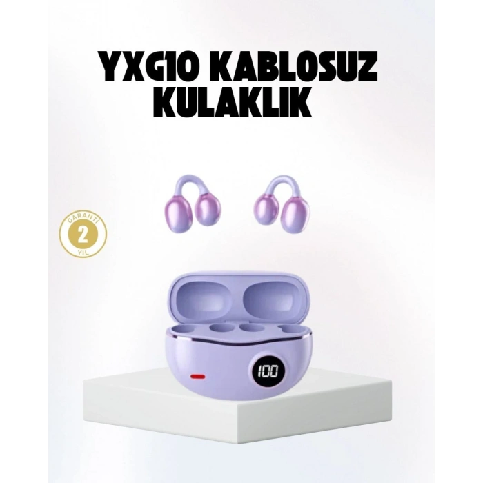 Bluetooth Yxg10 Kulak Arkası Tasarım Cilt Dostu Silikon Hafif Yapı