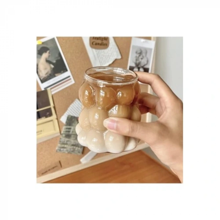 HERŞEYTREND Borosilikat Bubble Bardak