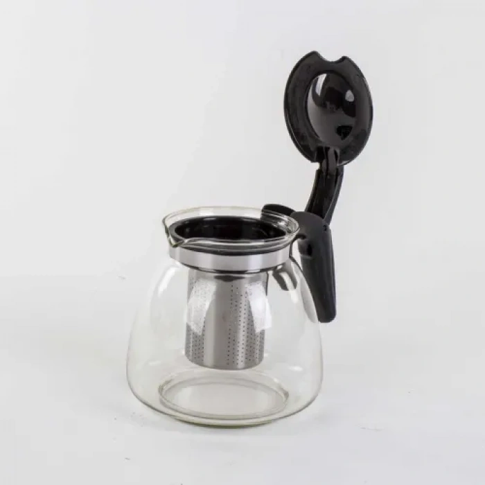 HERŞEYTREND Cam Süzgeçli Demlik