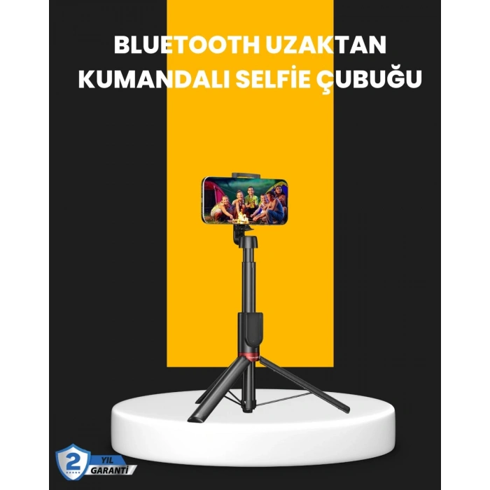 Canlı Yayın ve Fotoğraf İçin Tripodlu Telefon Tutucu