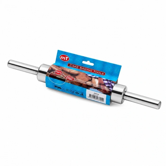 Çelik Hamur Merdane 21 cm (Toplam 40 cm)
