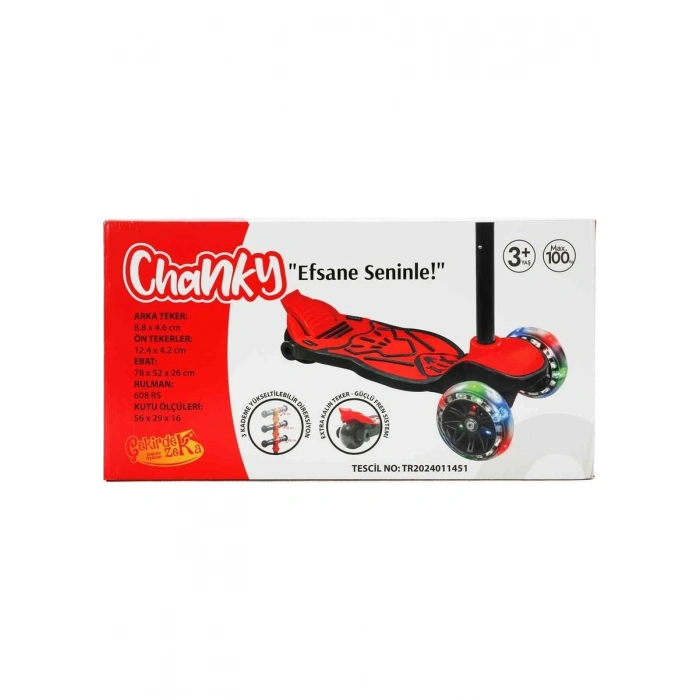 Cnsc1-Ik Chanky Scooter Kirmizi Işikli Kutulu