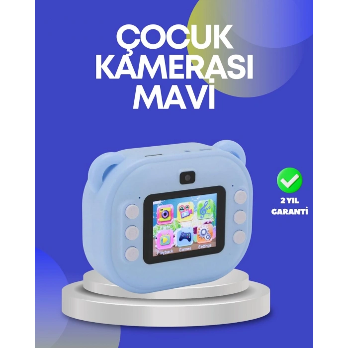 Çocuk Şipşak Kamera – 24MP HD Çift Lensli Termal Baskı Teknolojili