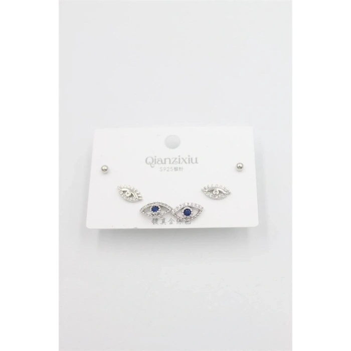 Çoklu Set Küpe - Gümüş