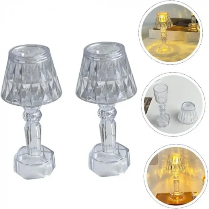 HERŞEYTREND Dekoratif Pilli LED Masa Lambası 12Li