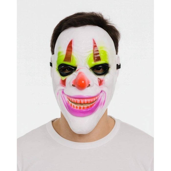 Delirten Gülüş Psikopat Palyaço Temalı Joker Maskesi