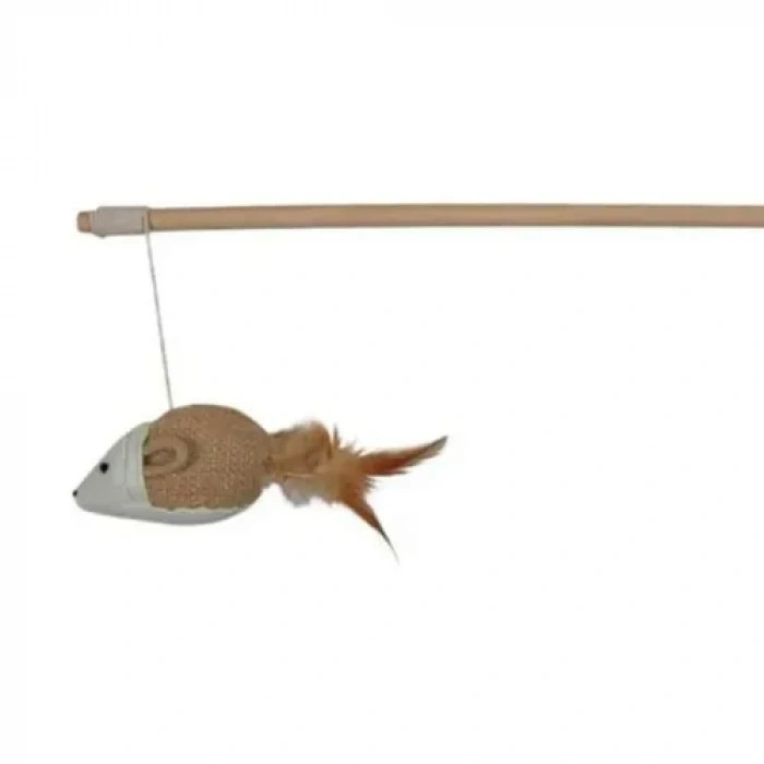 HERŞEYTREND Doğal Jut Fare Sembollü Kedi Oltası