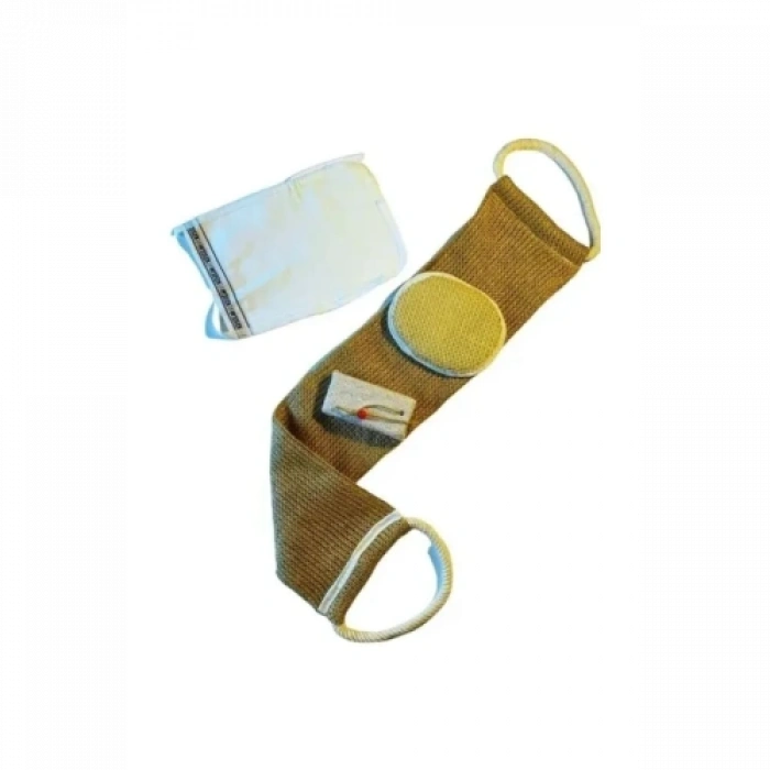 HERŞEYTREND Doğal Keten Kese Seti 4Lü