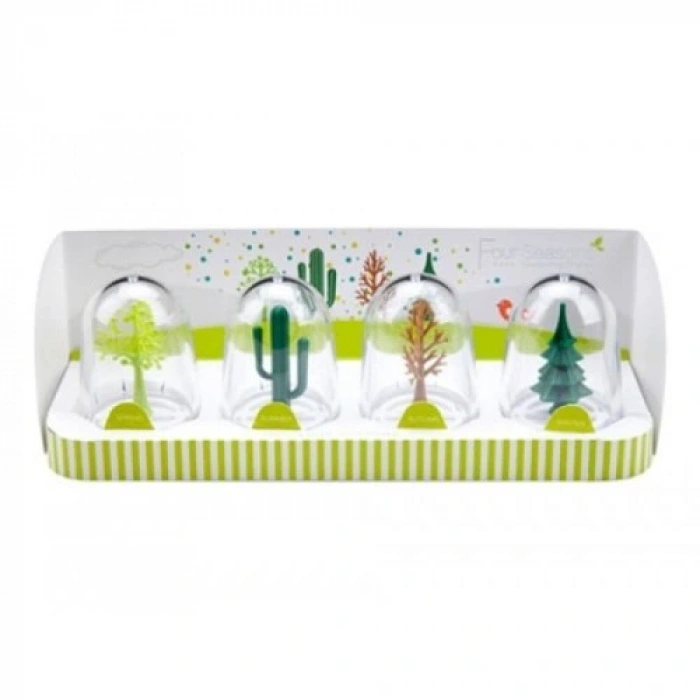 HERŞEYTREND Dört Mevsim Baharatlık - Four Seasons Spice Shakers