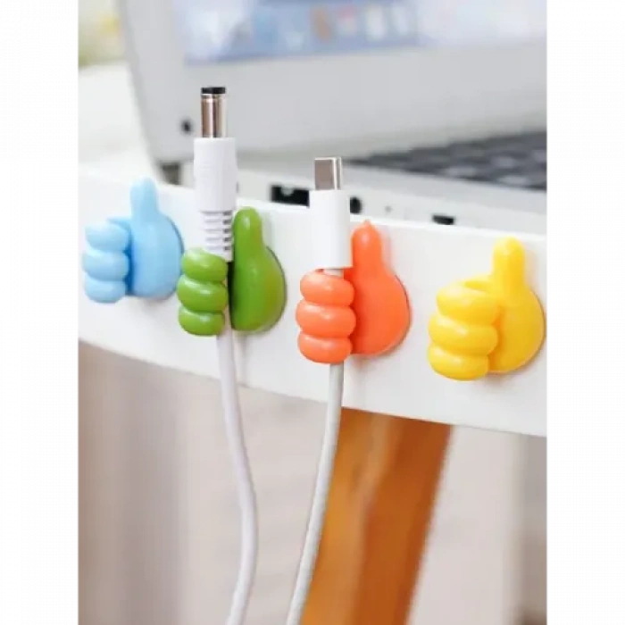 HERŞEYTREND El Şeklinde Kablo Tutucu 10 Adet