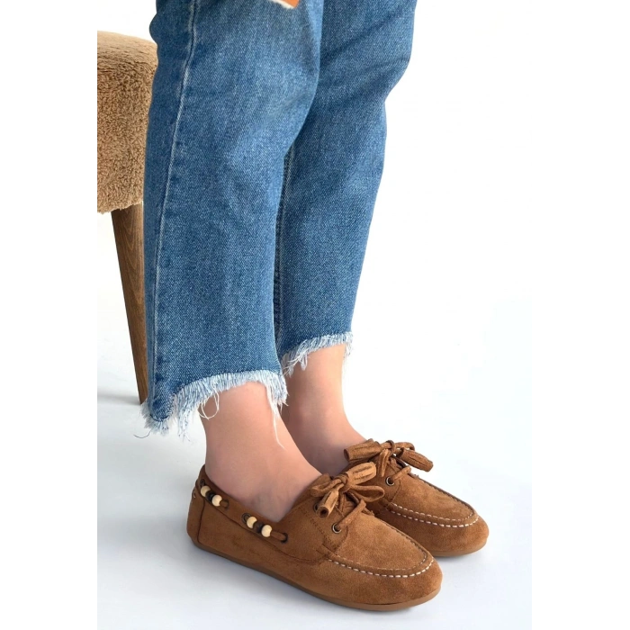 HERŞEYTREND Elora Taba Süet Babet