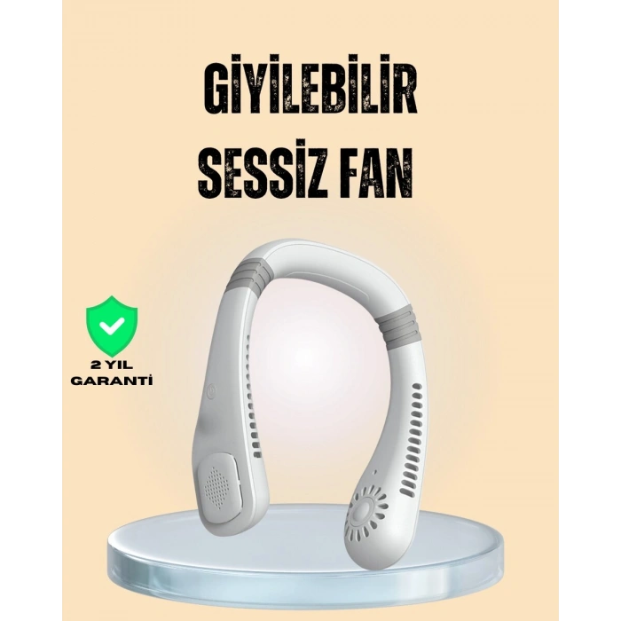 Esnek Silikon Tasarımlı Taşınabilir Kişisel Fan