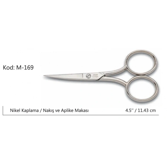 Europe Az Kalın Nakış Makası Süper Kalite No:4,5 11,43 Cm