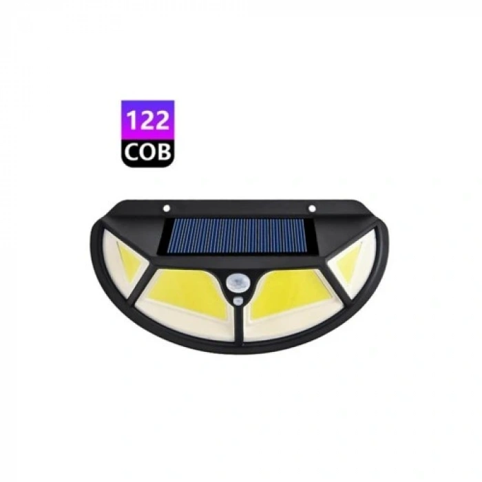 HERŞEYTREND Fonksiyonel Sensörlü 122 Ledli Solar Bahçe Lambası