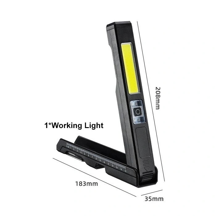 Gold Silver Gs-2070 30w Şarjlı Mıknatıslı Katlanabilir Led Çalışma Tamirci Feneri