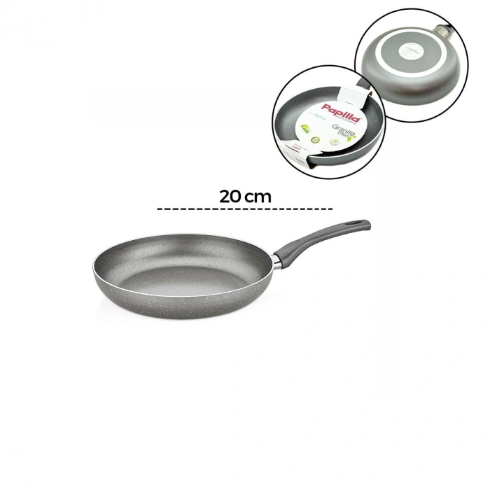 Granit Tava 20 cm Tek Saplı