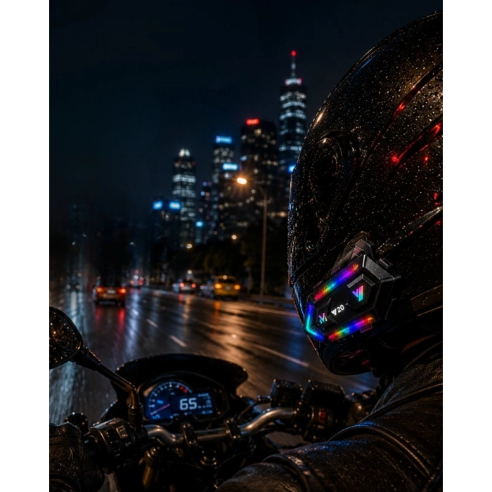 Gürültü Engelleyici Motosiklet Kask Intercom Uzun Pil Ömürlü Tasarım