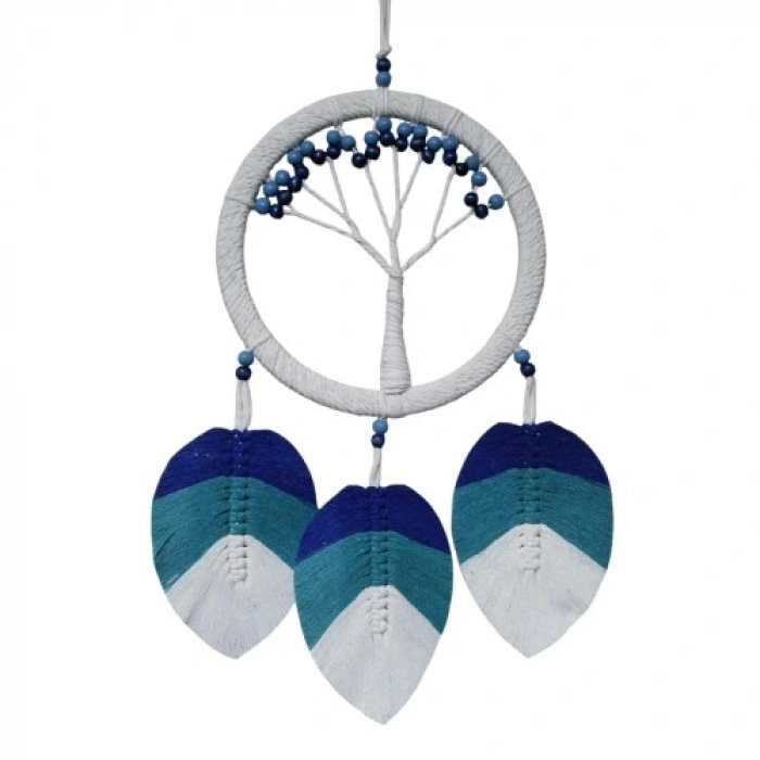 HERŞEYTREND Hayat Ağacı Şekilli Yapraklı Duvar Dekoru